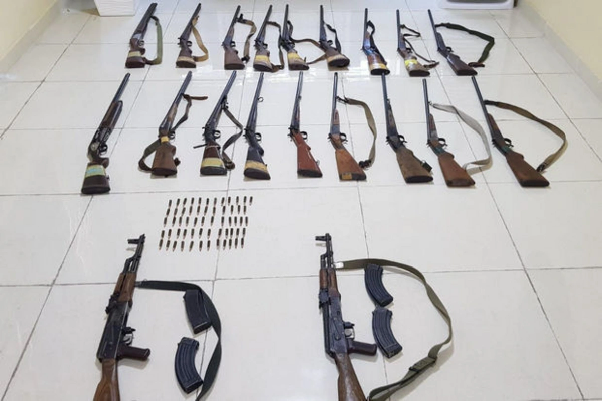 В Гейчайском районе у граждан изъято 20 единиц огнестрельного оружия - ФОТО
